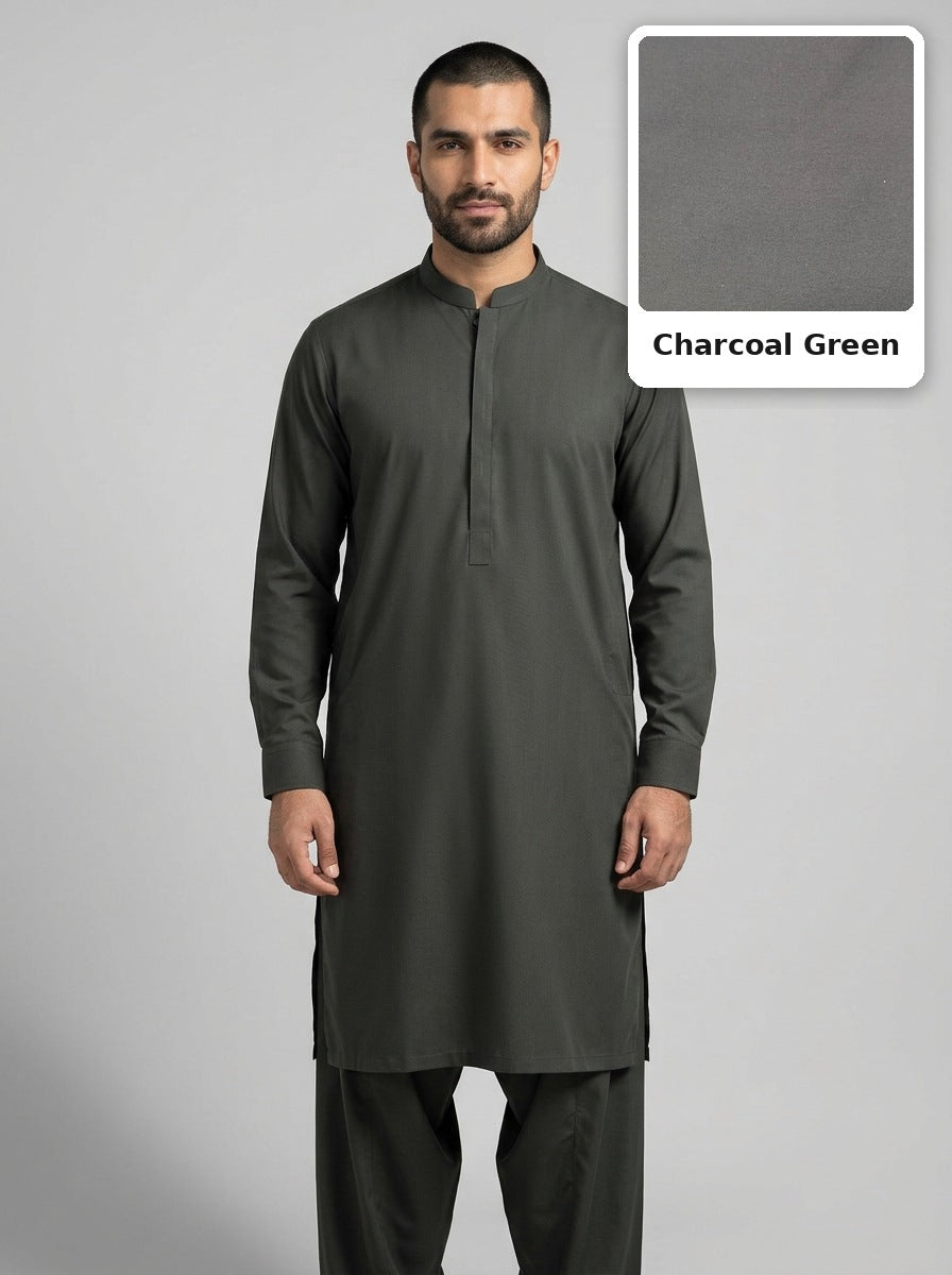 Kaju Gold - Charcoal Green