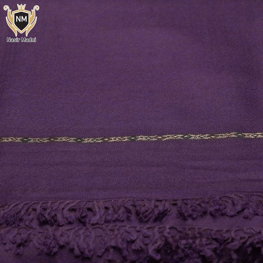 Challa Shawl – Royal Purple by Nasir Madni