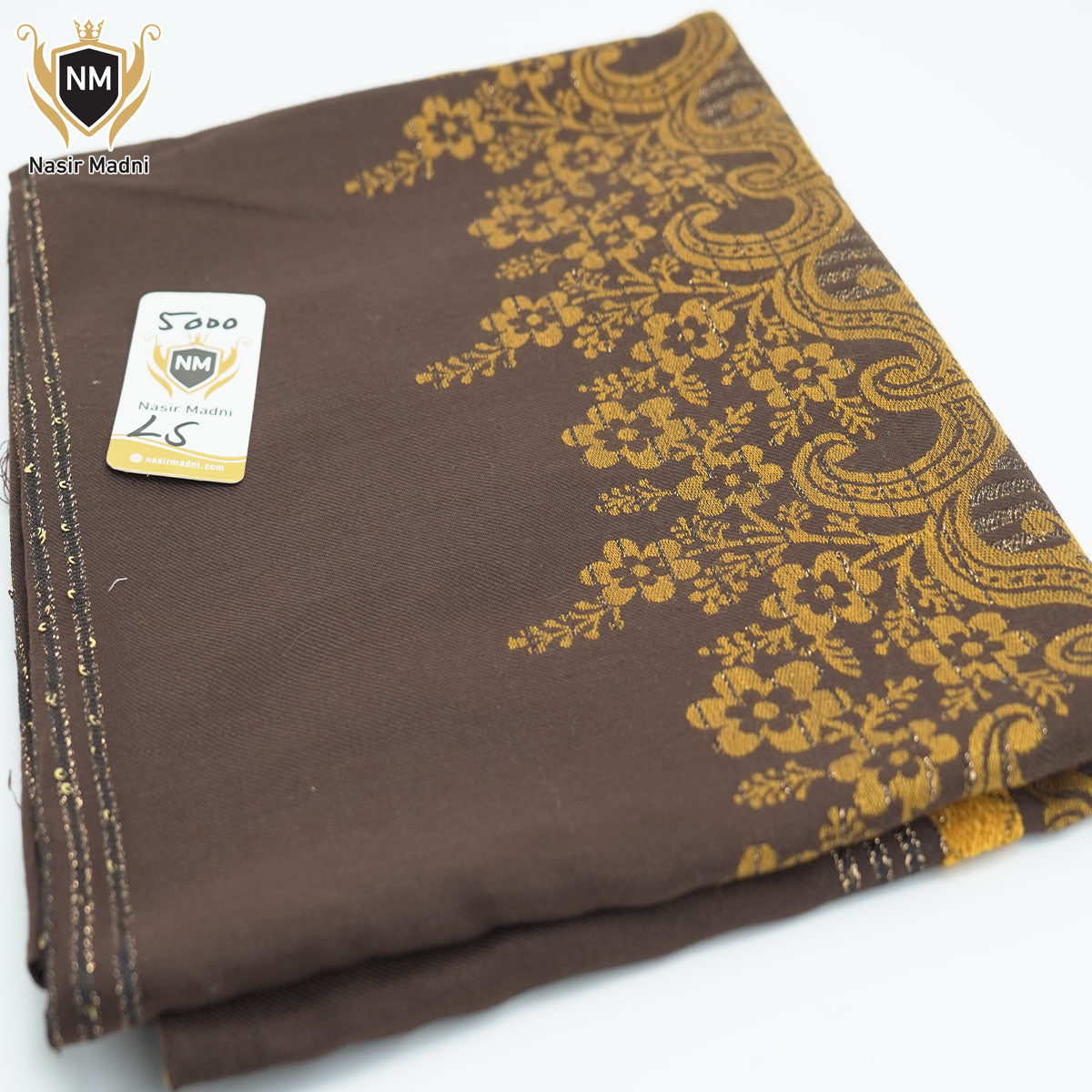 Ladies’ Wool Shawl – Chocolate Brown