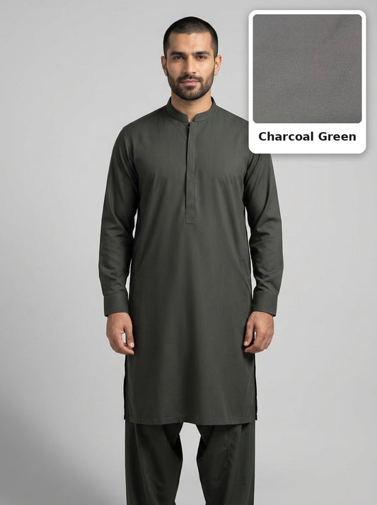 Kaju Gold - Charcoal Green