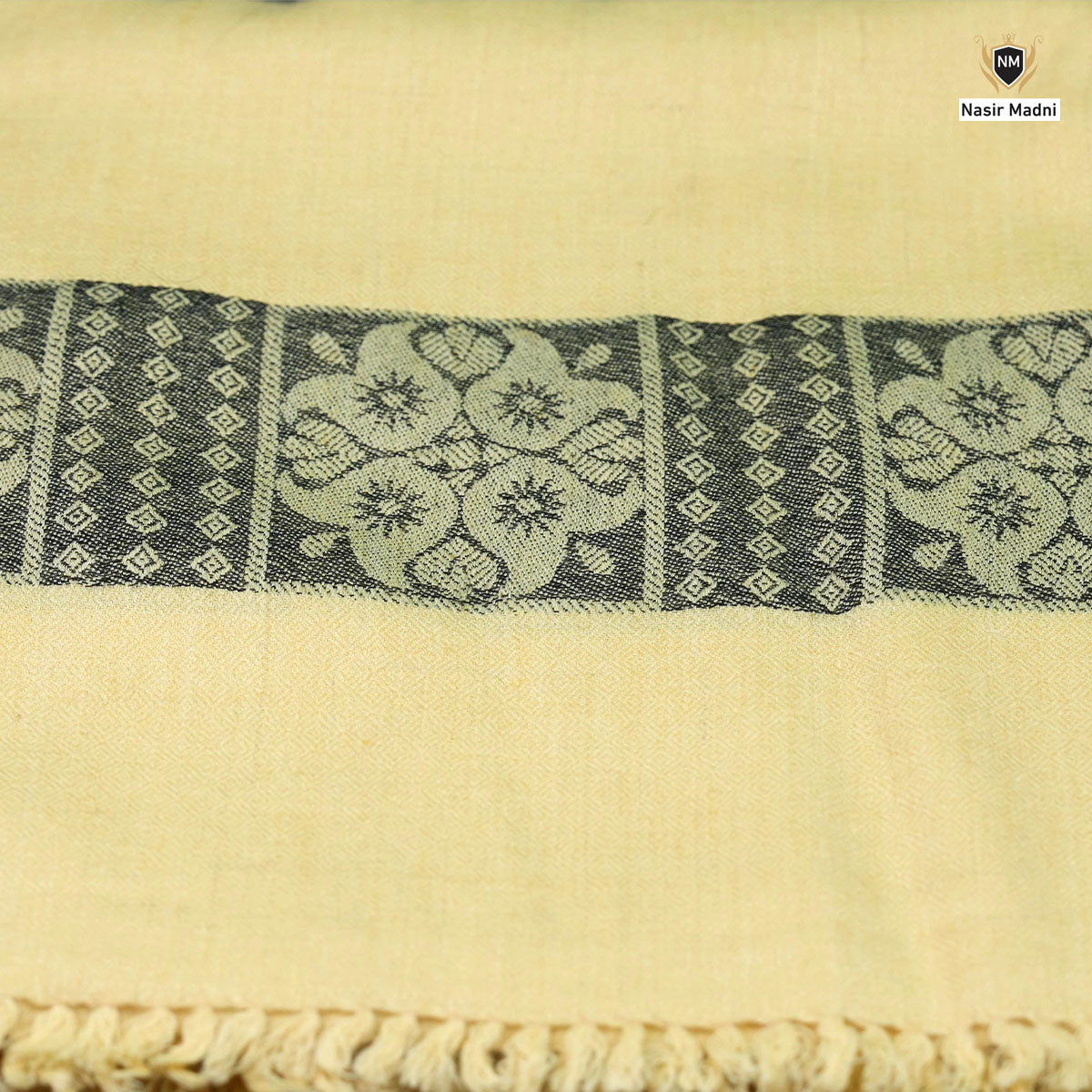 Classic Cream Pure Wool Shawl