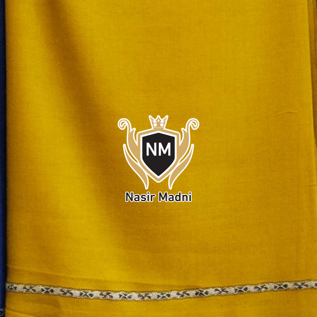 Challa Shawl – Yellow by Nasir Madni