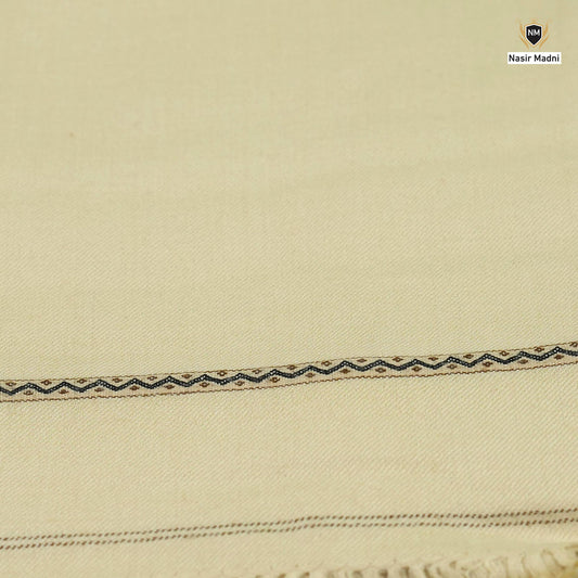 Wool Shawl for Men – Beige