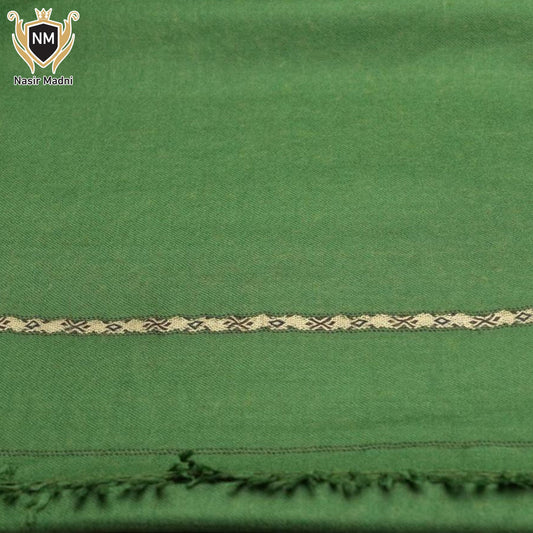 Challa Shawl – Forest Green by Nasir Madni